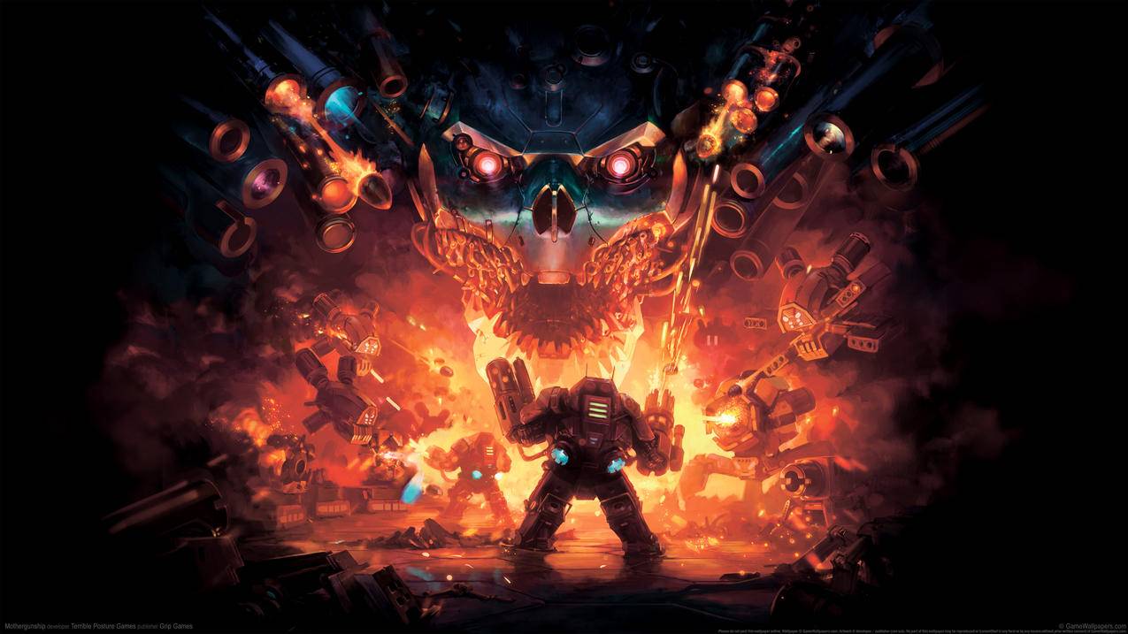 《重炮母舰/MOTHERGUNSHIP》,4K游戏壁纸