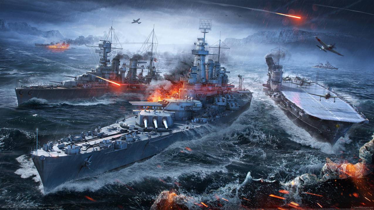 《战舰世界/World,of,Warships》,4K游戏高清壁纸