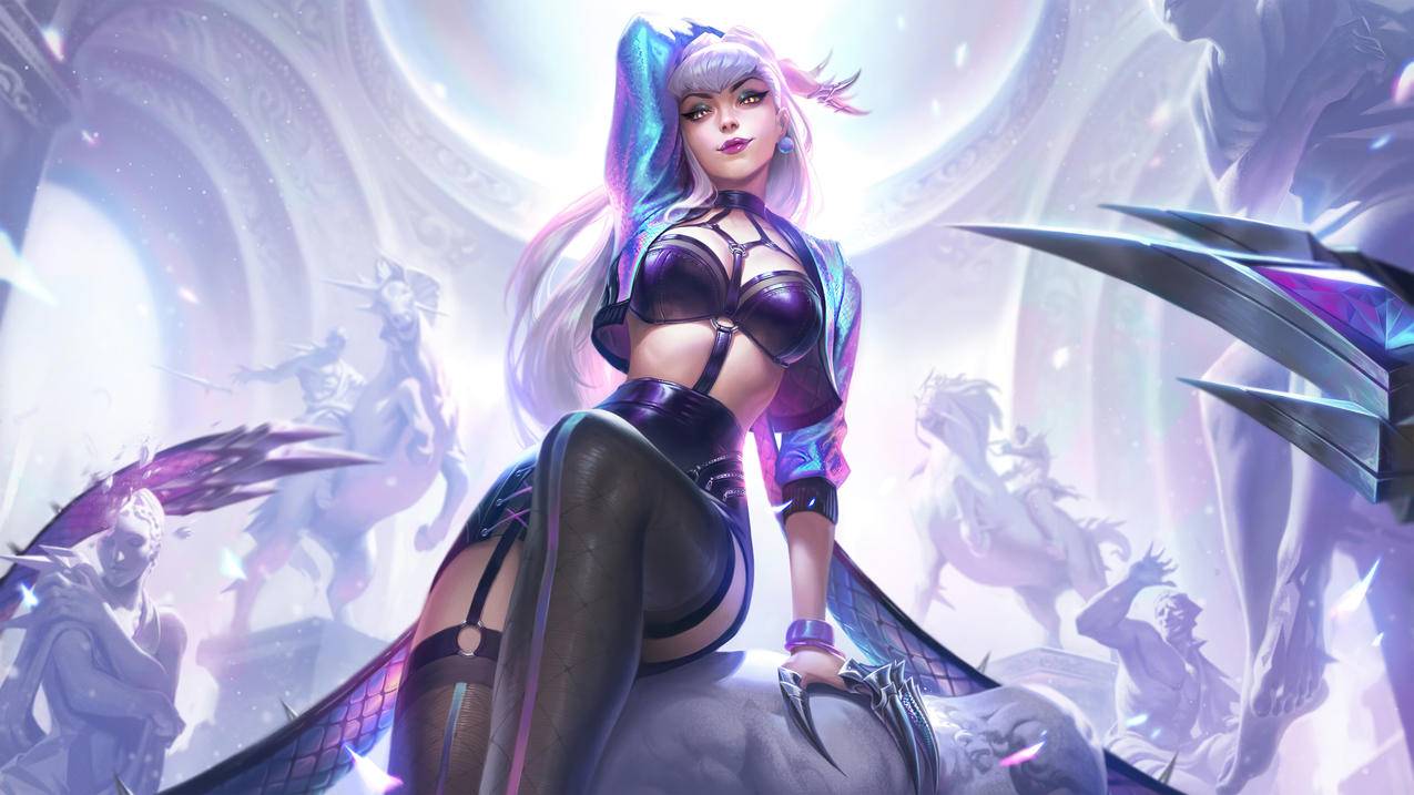 Evelynn伊芙琳《lol英雄联盟》KDA,The,Baddest,4k超清游戏壁纸
