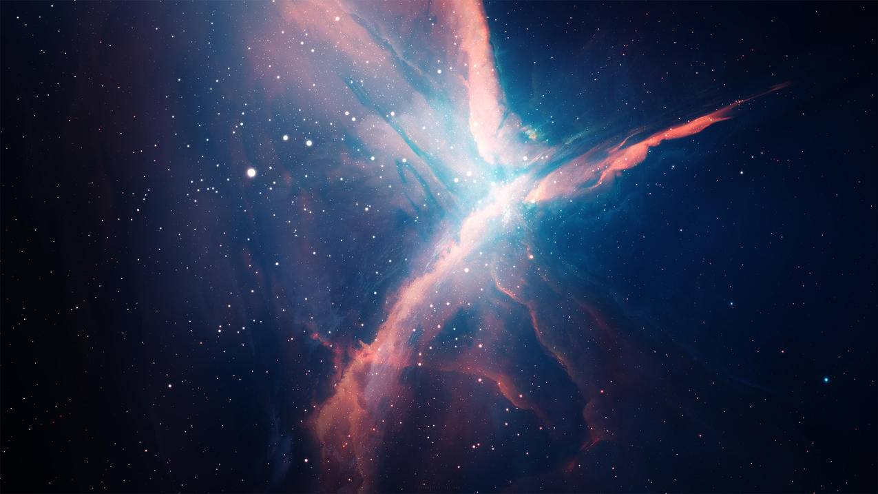 美丽星云,星空,4k风景高清壁纸