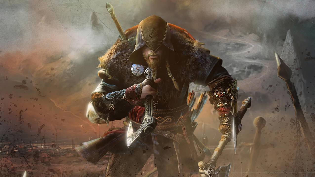 狂战刺客《刺客信条：英灵殿（Assassin,Creed,Valhalla）》2020,4K游戏高清壁纸