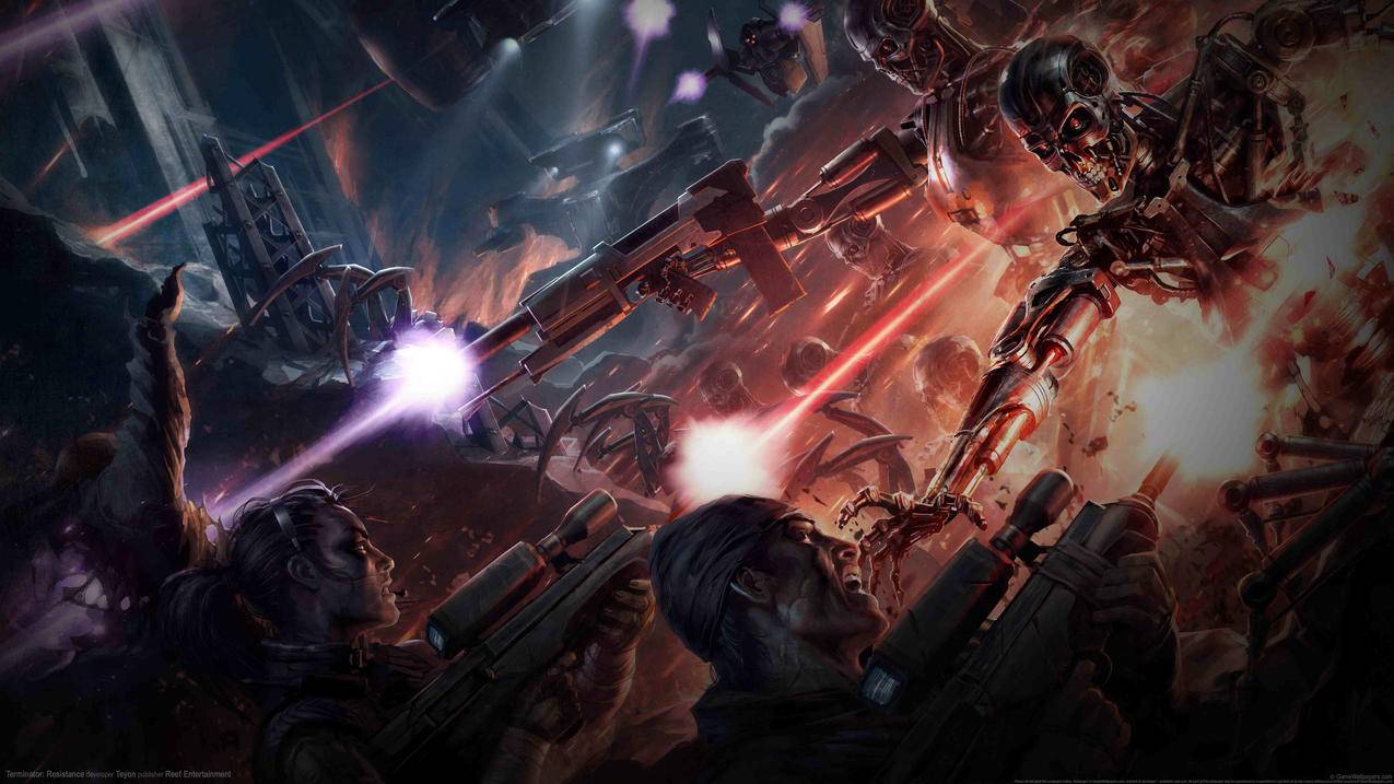 《终结者:反抗军(Terminator:Resistance)》,4k高清壁纸