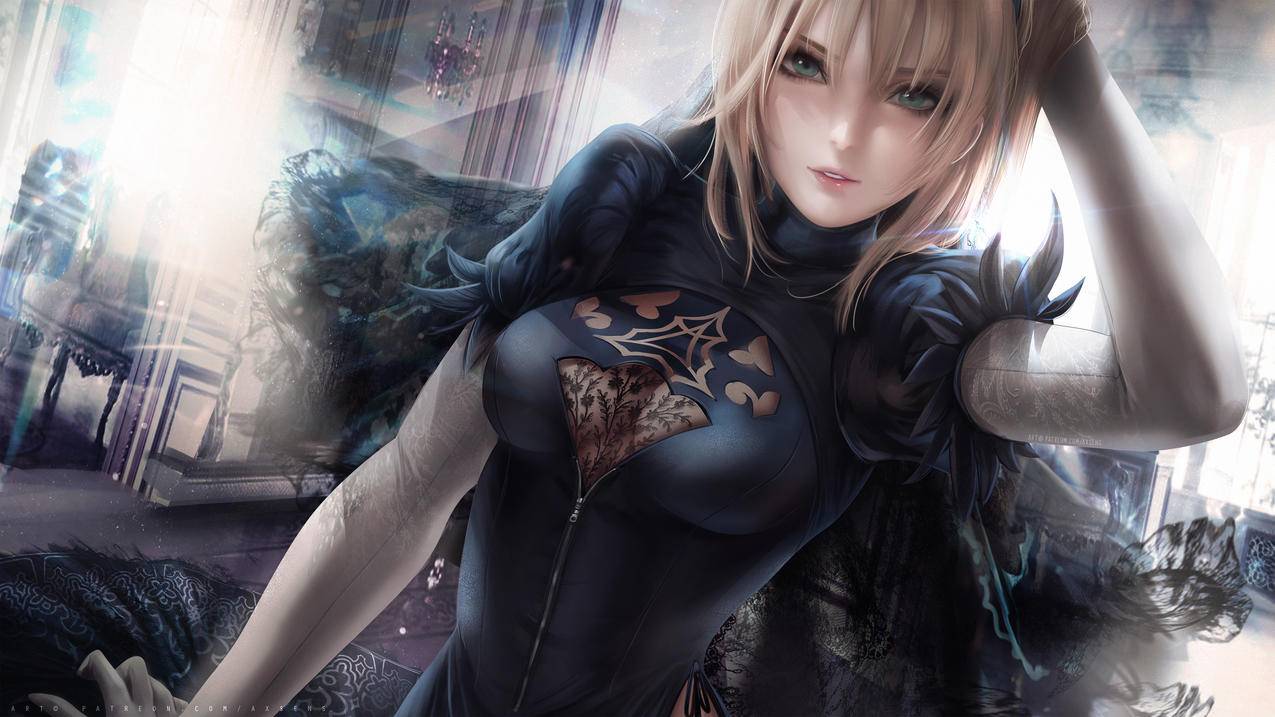 《Fate/stay,night》,Saber,4K高清游戏壁纸