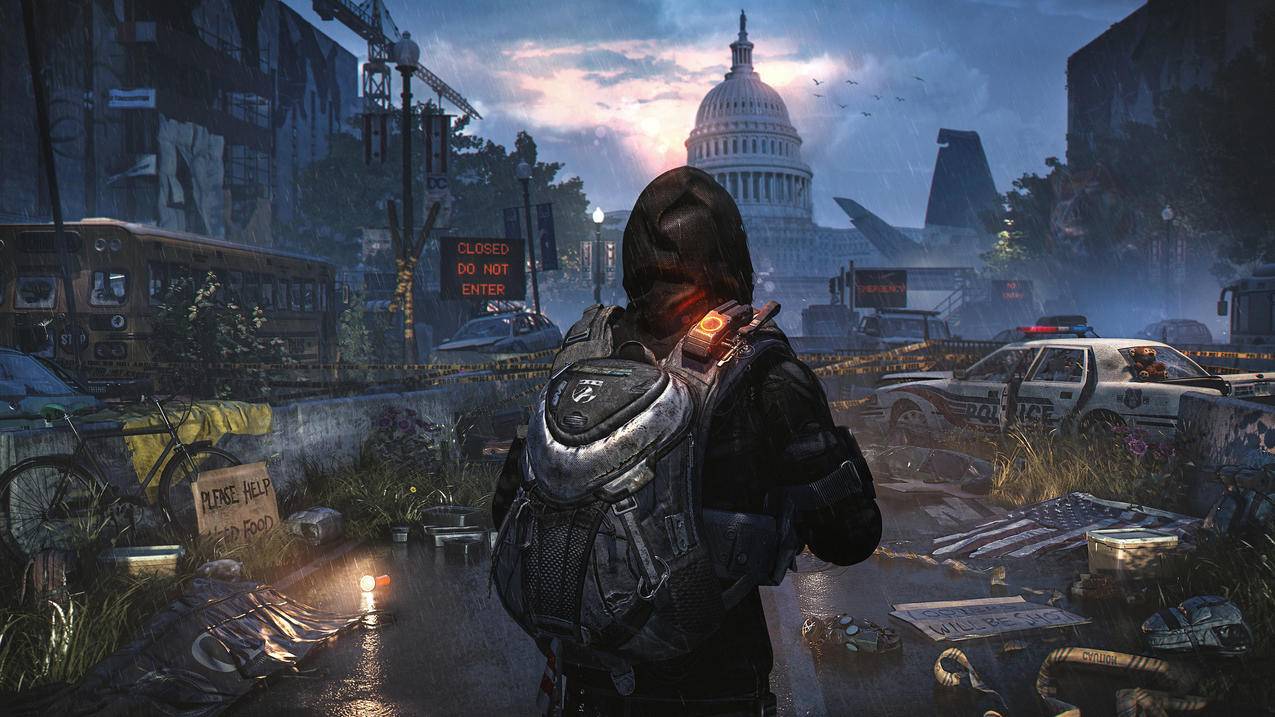 《全境封锁2,Tom,Clancy,The,Division,2》城市徒步狙击,4K高清壁纸