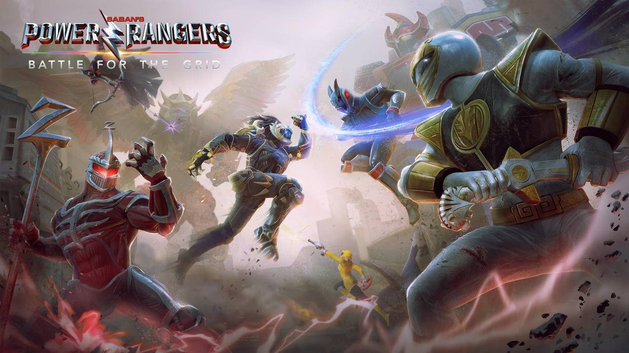《恐龙战队能量之战(Power Rangers Battle for the Grid)》,4K游戏高清壁纸