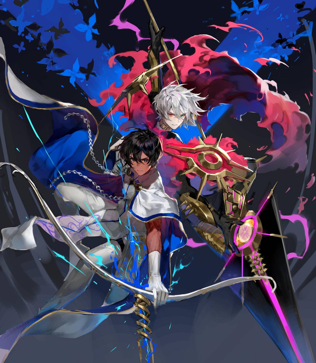 《Fate》阿朱那,迦尔纳,弓箭,唯美,4K高清动漫壁纸
