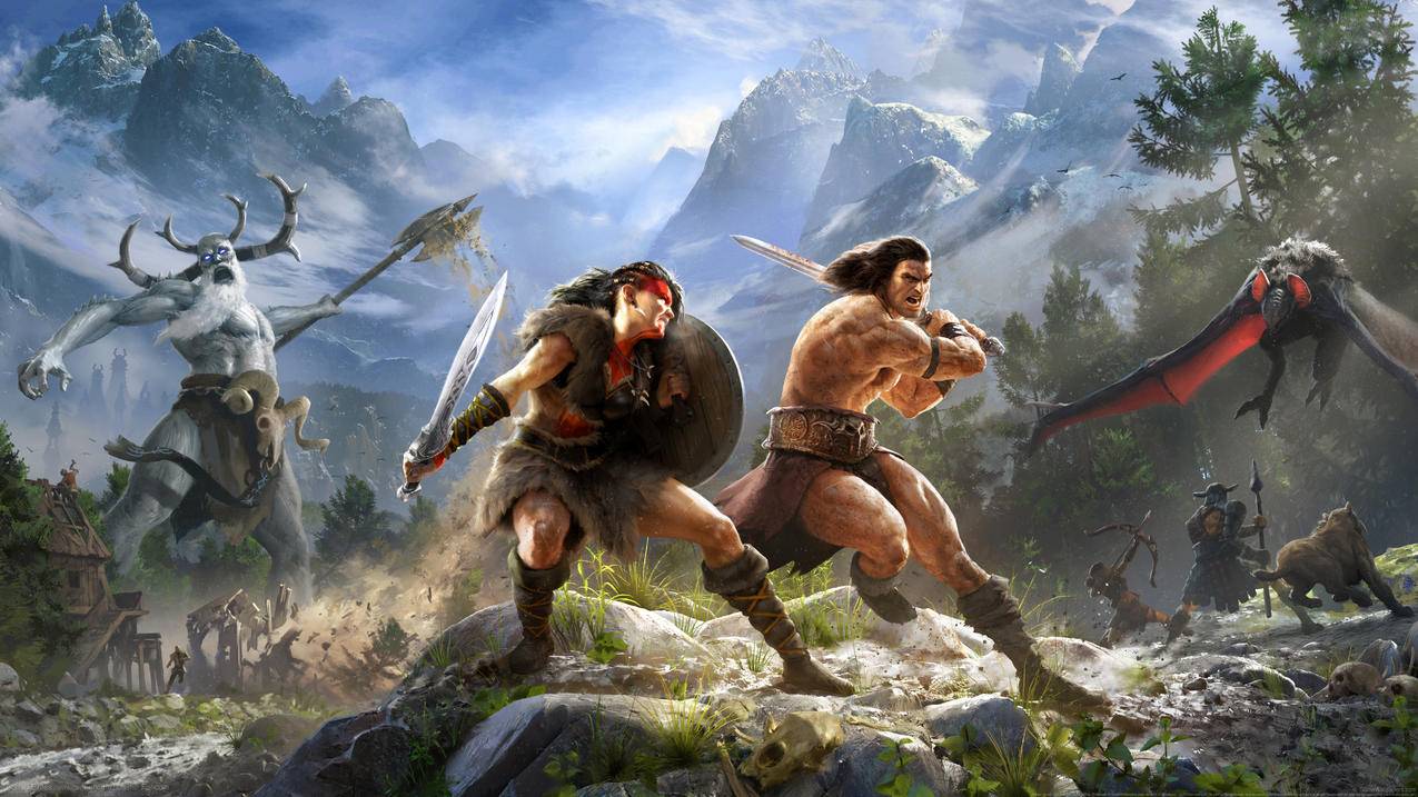 《流放者柯南/Conan,Exiles》,4K高清游戏壁纸