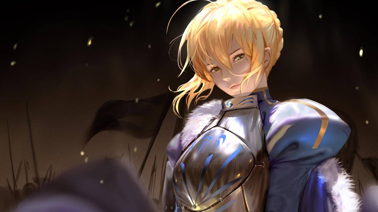 《Fate/stay,night》Saber阿尔托莉雅潘德拉贡,4K动漫壁纸