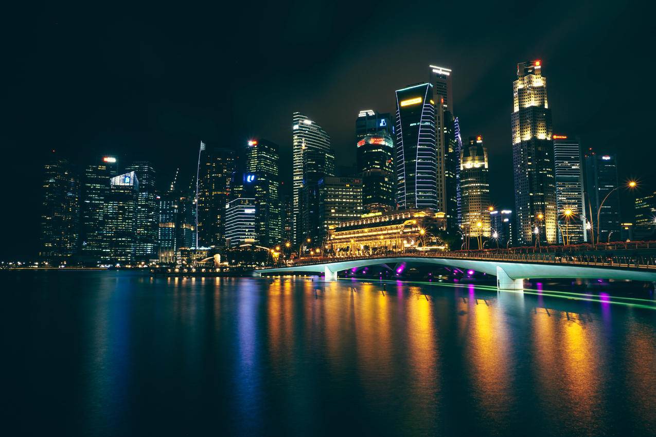 cc0可商用城市照片,地标,灯光,夜晚