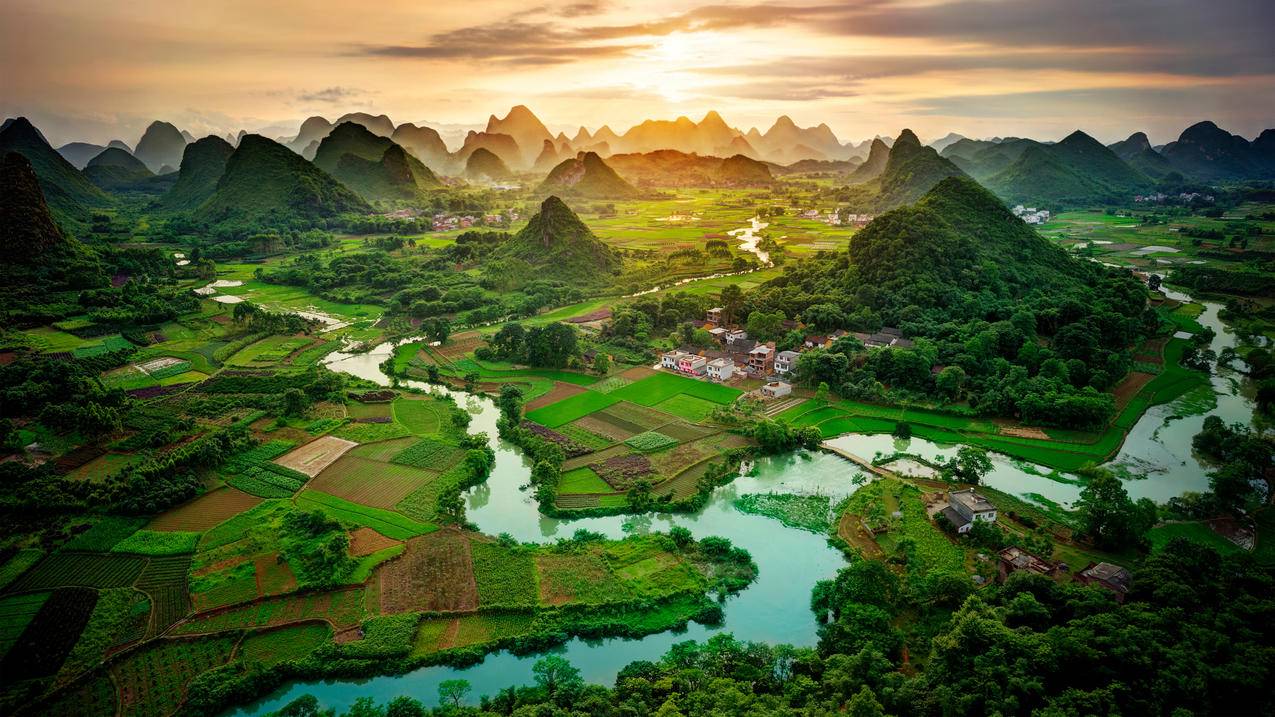 广西,桂林市,阳朔县,风景,4k高清壁纸