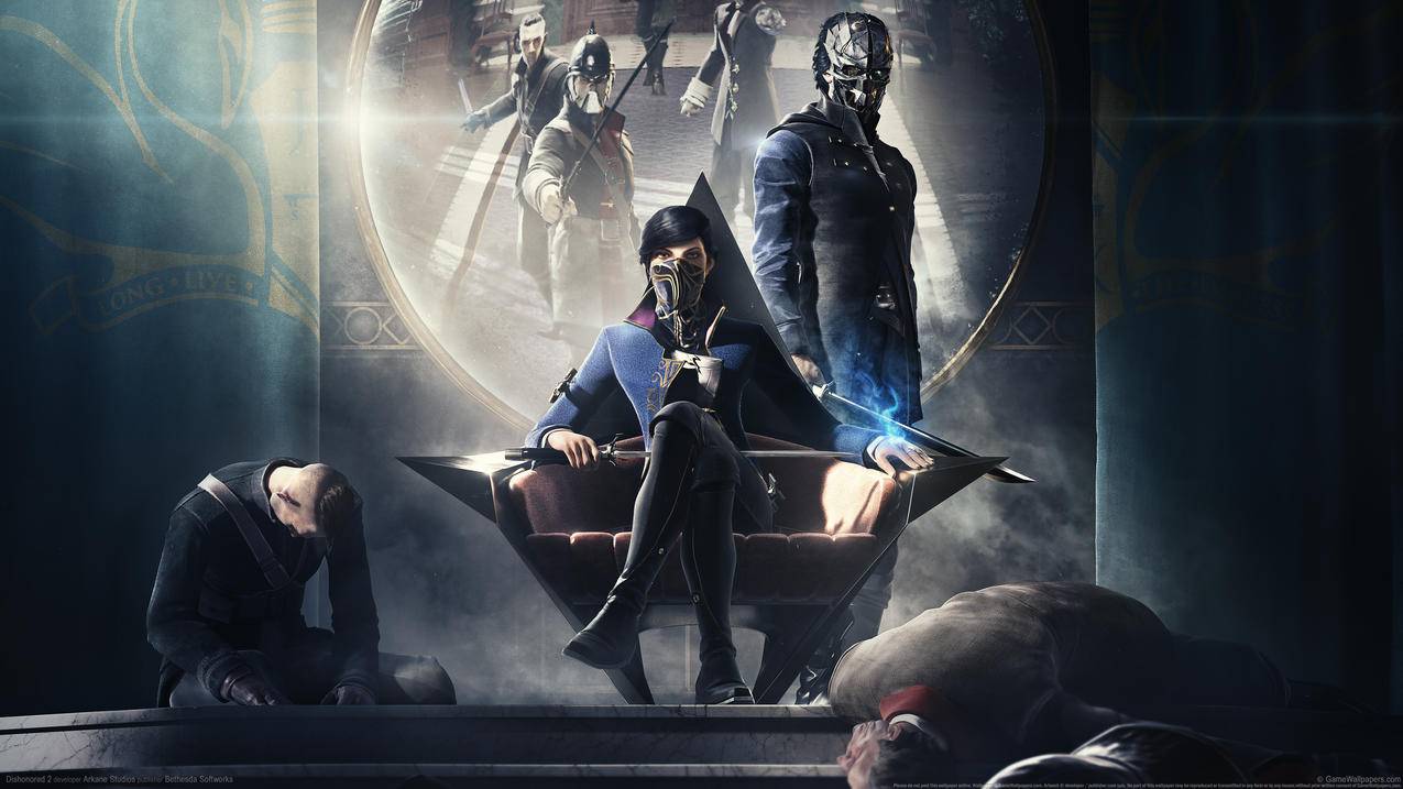 《羞辱2-Dishonored,2》王座,4K高清壁纸