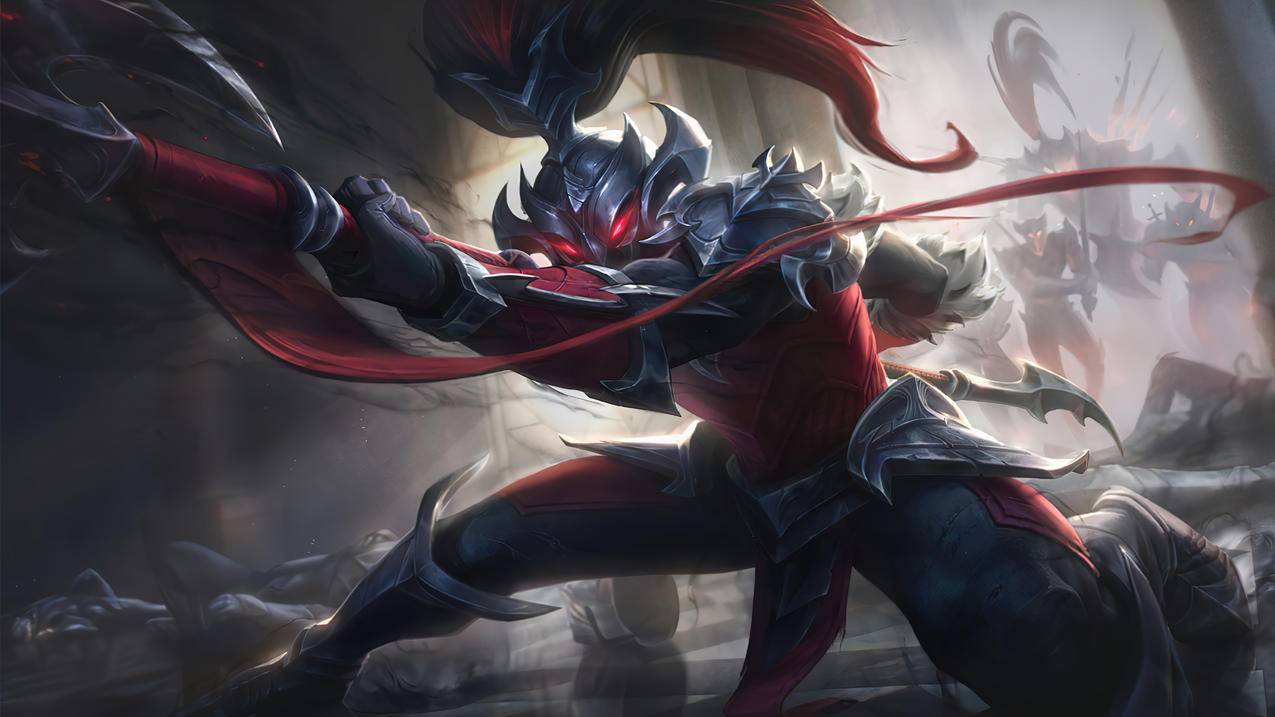 黑暗骑士-赵信《LOL英雄联盟》2020,5K高清桌面壁纸
