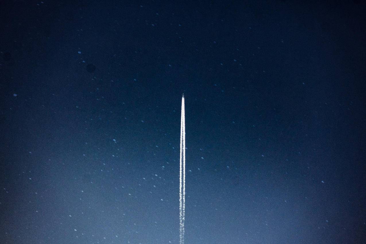 航天飞机夜间发射