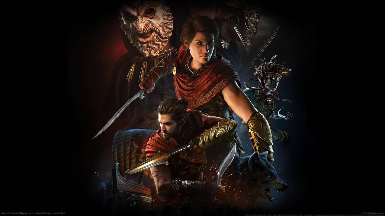 《刺客信条:奥德赛/Assassin’s,Creed,Odyssey》,4K高清壁纸