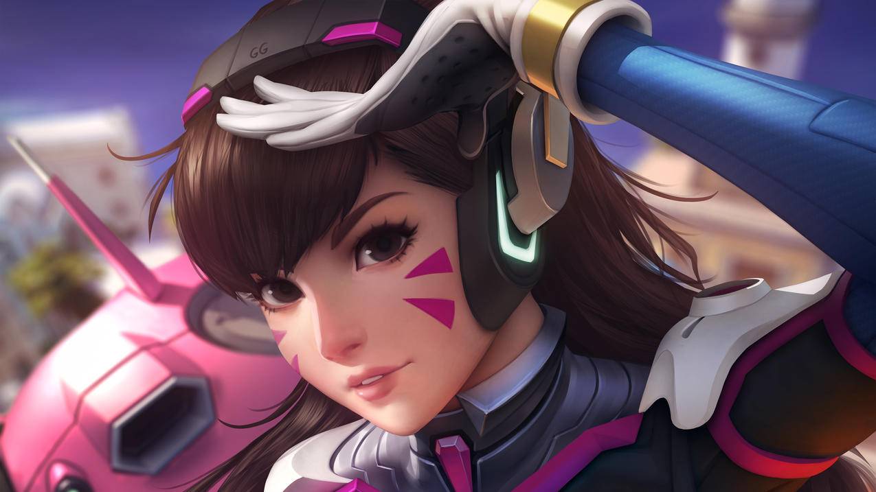 守望先锋,D.Va,4K壁纸