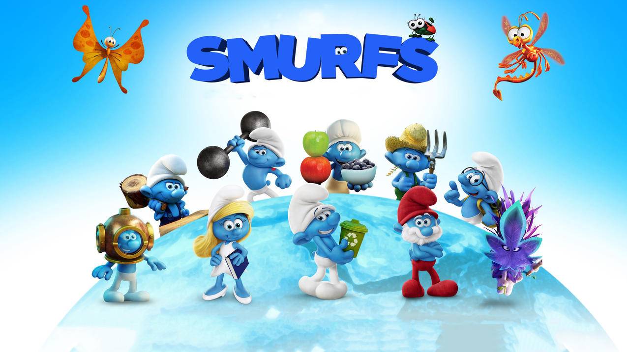 蓝精灵寻找神秘村,Smurfs,The,Lost,Village4K壁纸