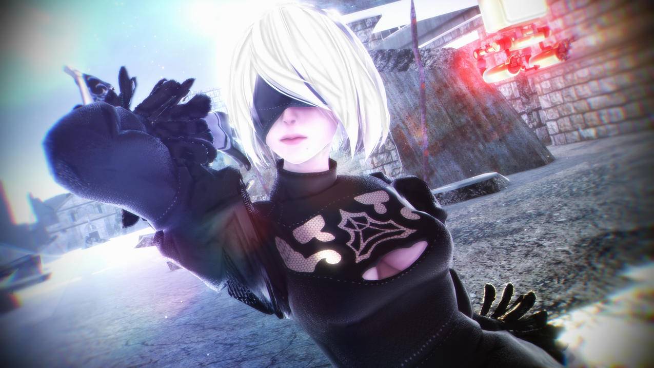 尼尔机械纪元2b,3840x2160,uhd,4k壁纸