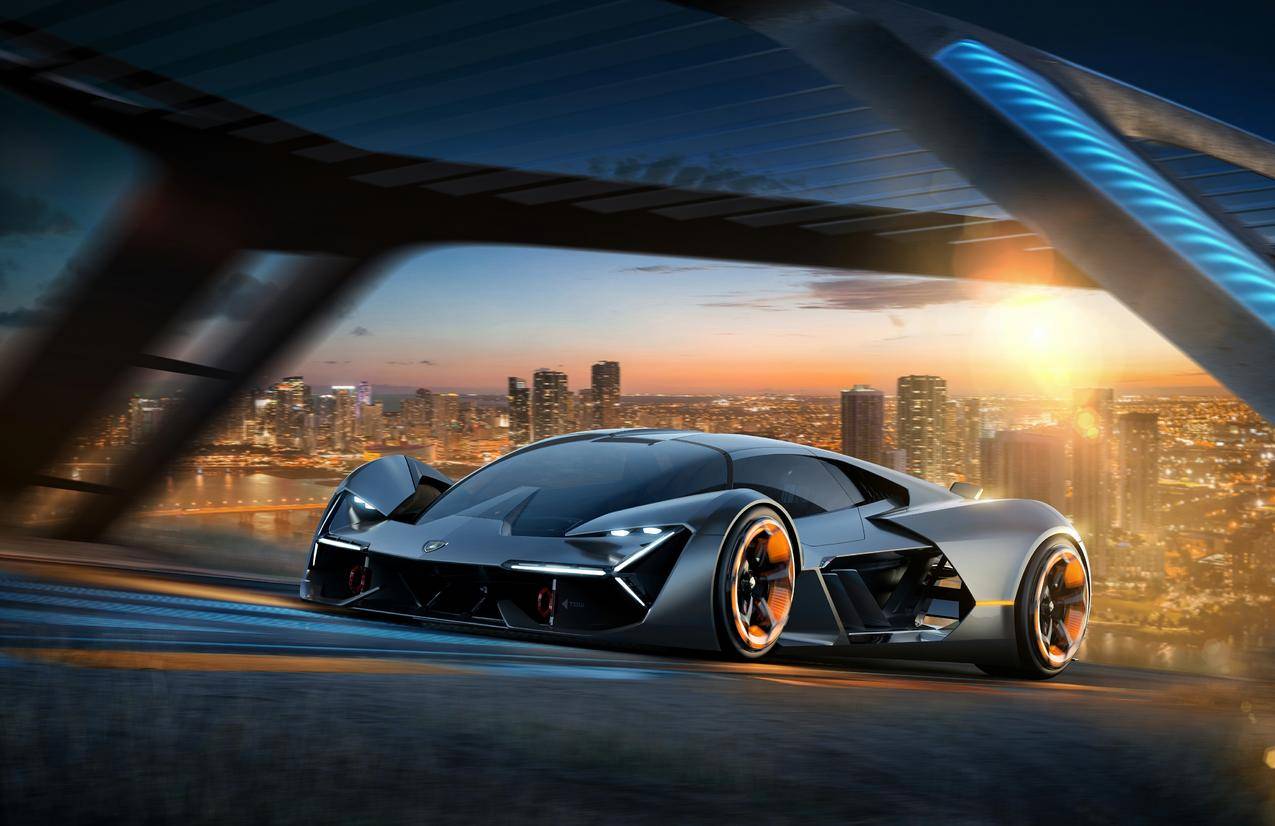 兰博基尼,Terzo,Millennio,概念超跑,4k高清壁纸