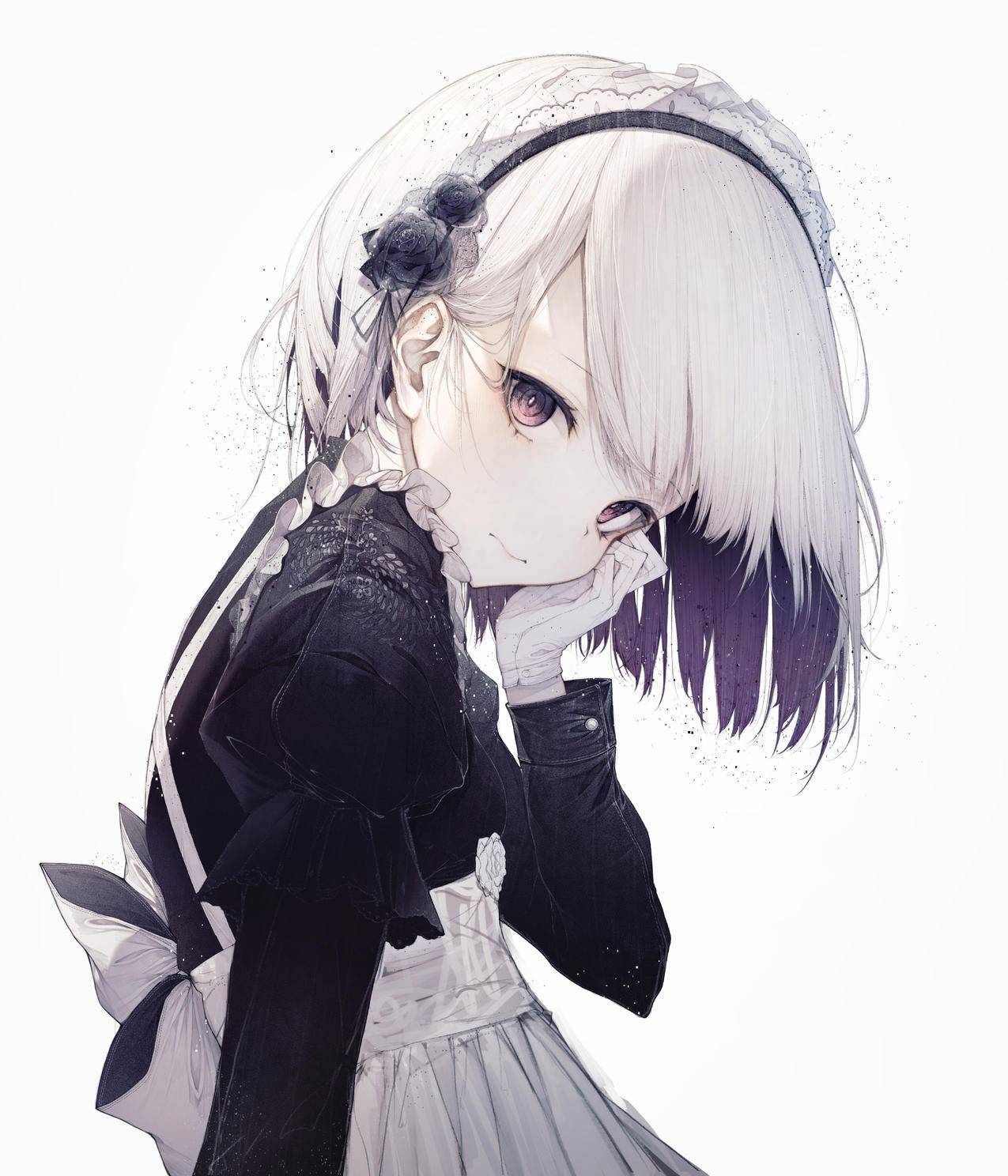 《Re：从零开始的异世界生活》,唯美,黑玫瑰,4K高清动漫壁纸