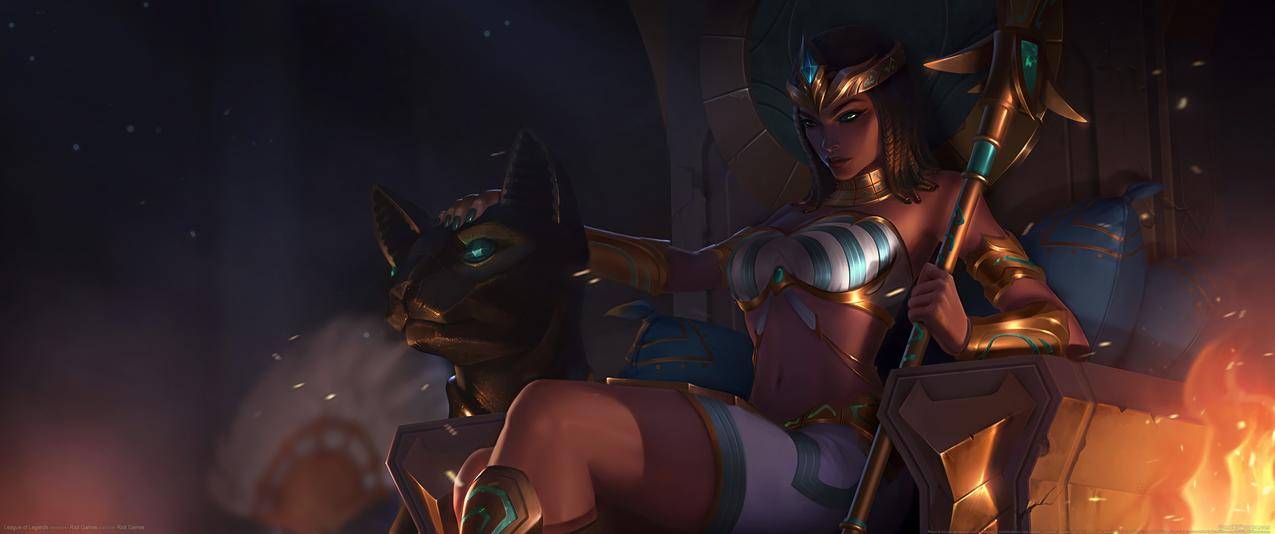 lol狂野女猎手奈德丽3440x1440壁纸