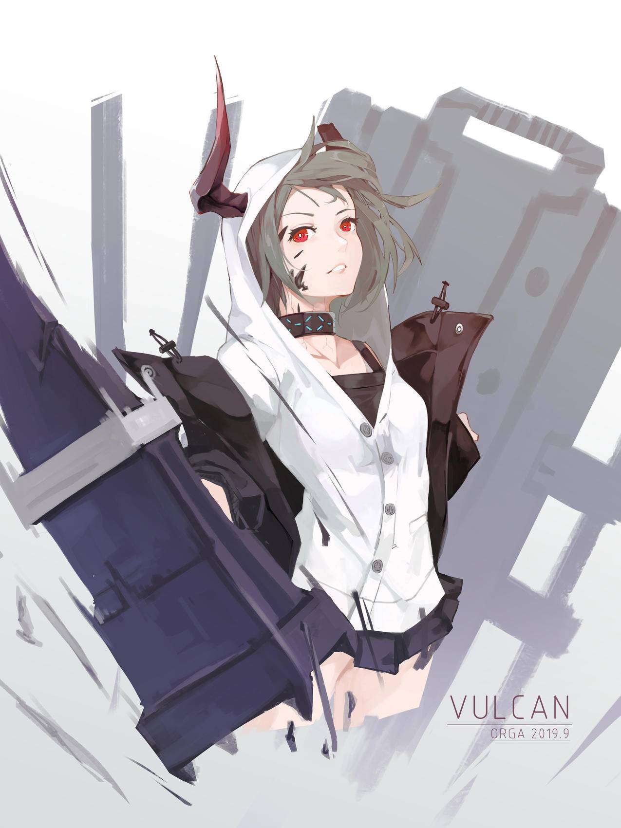 《明日方舟》火神,4K高清游戏壁纸