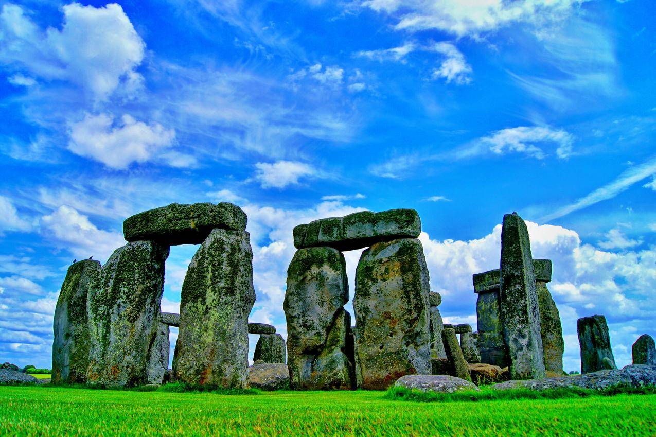 英国,巨石阵,纪念碑,4K风景壁纸