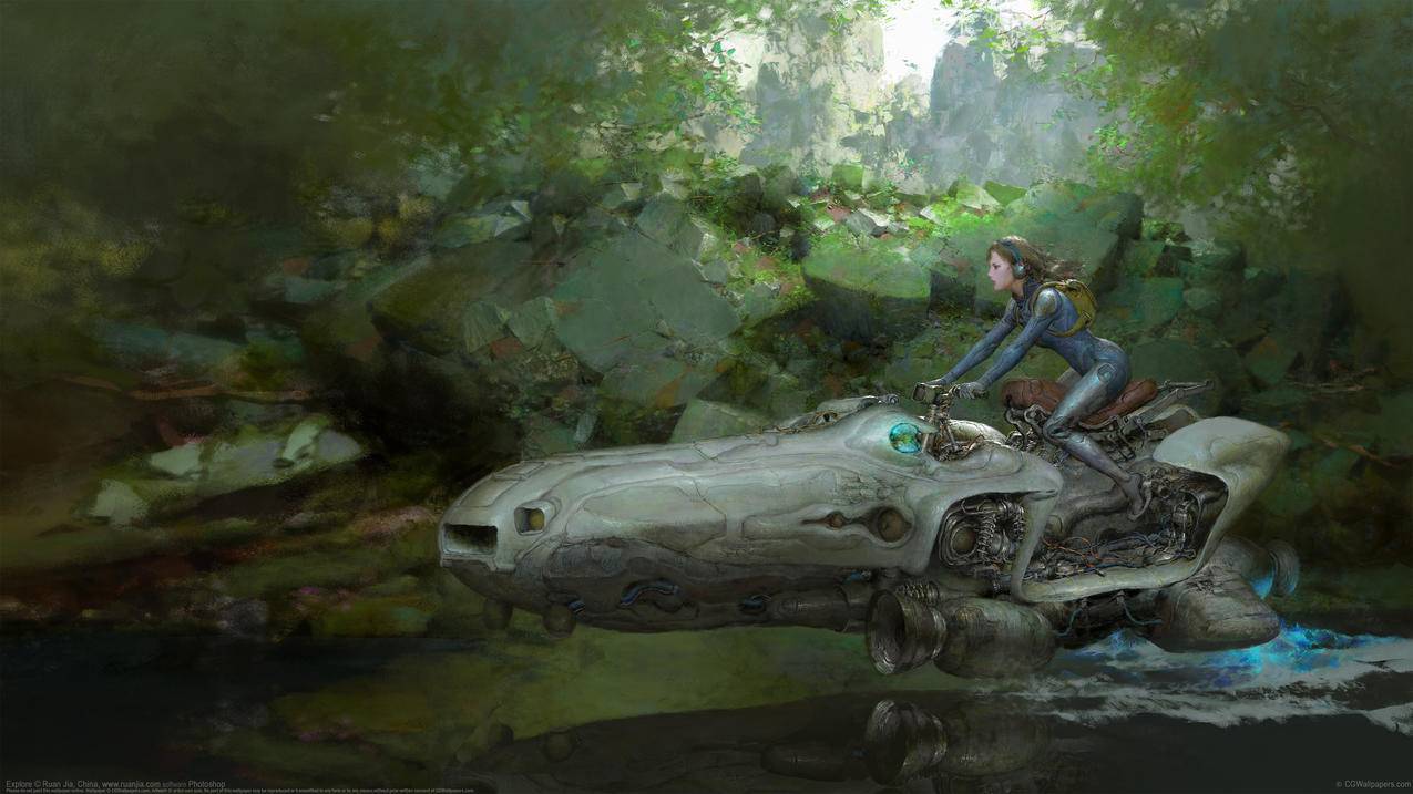 探索者,by,Ruan,Jia,精美插画,4K高清动漫壁纸