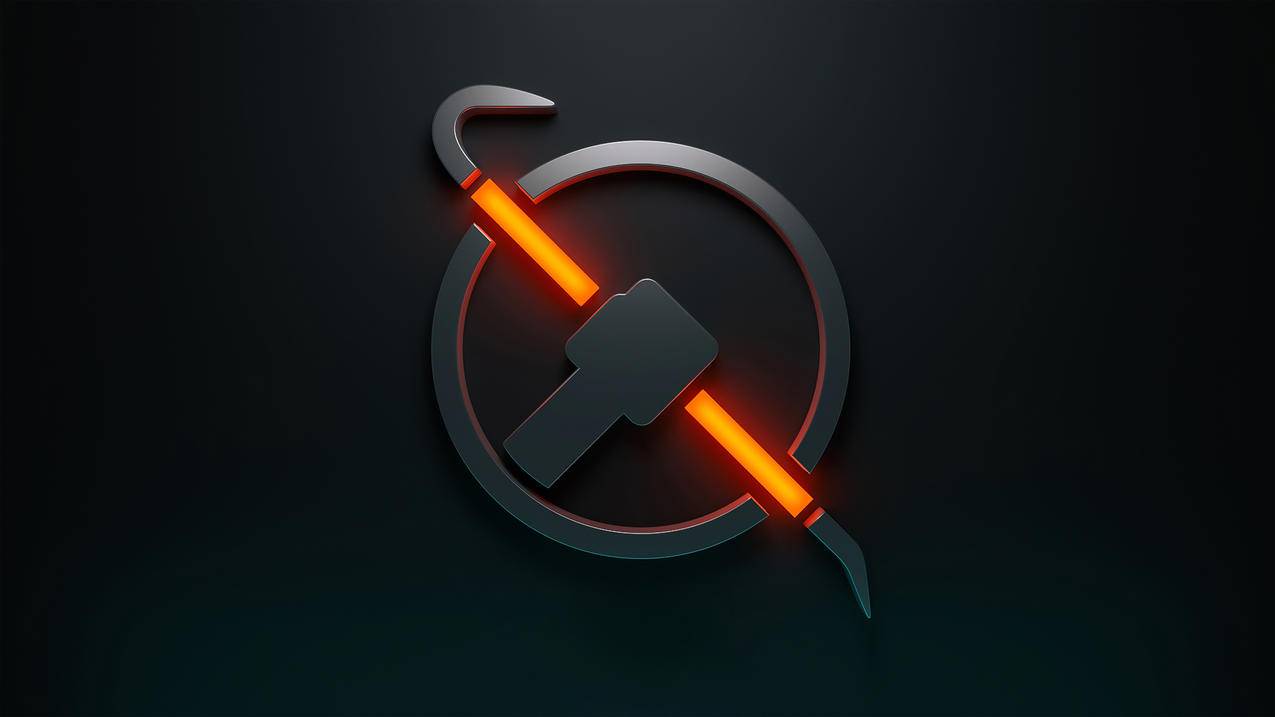 《半条命（half-life）》logo,4k游戏高清壁纸
