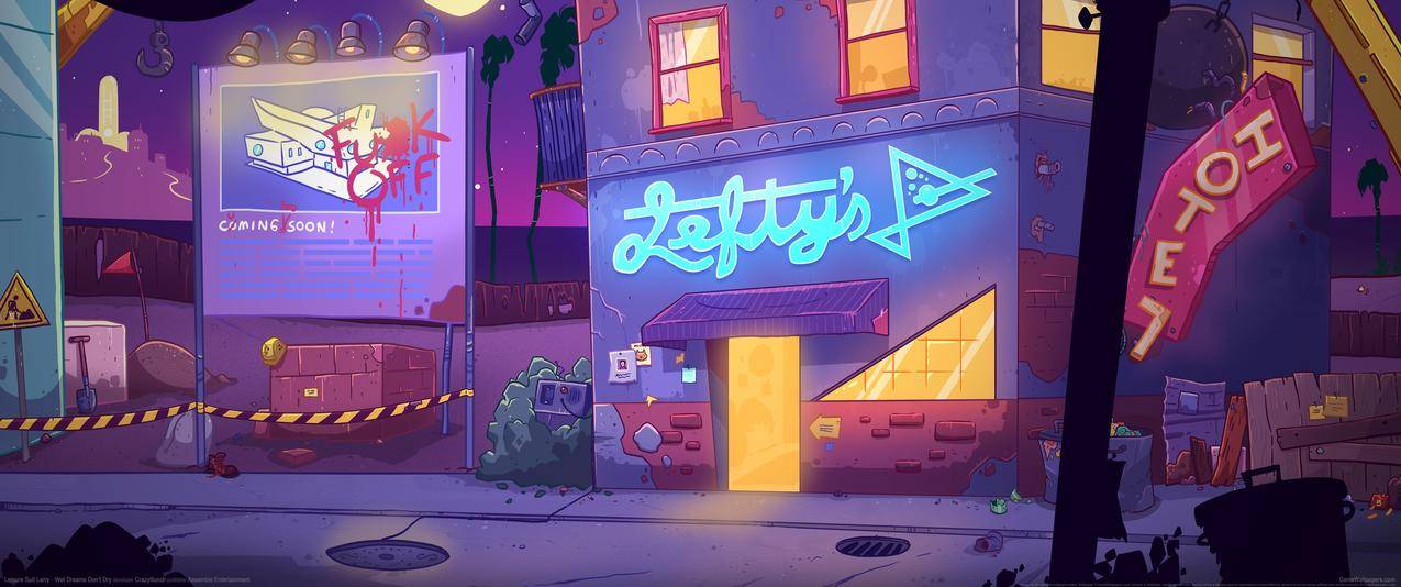 Leisure,Suit,Larry,Wet,Dreams,Dont,Dry,3440x1440游戏壁纸