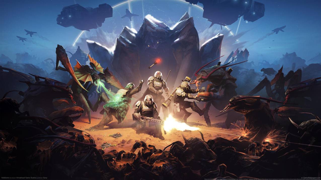 《地狱潜者/helldivers》,4K游戏高清壁纸