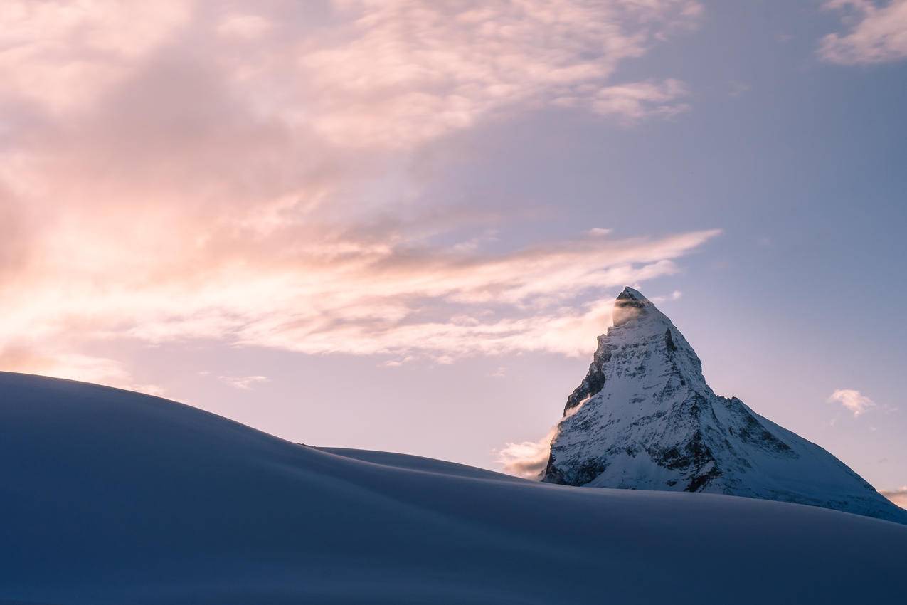 雪山,雪地,白色,4k壁纸