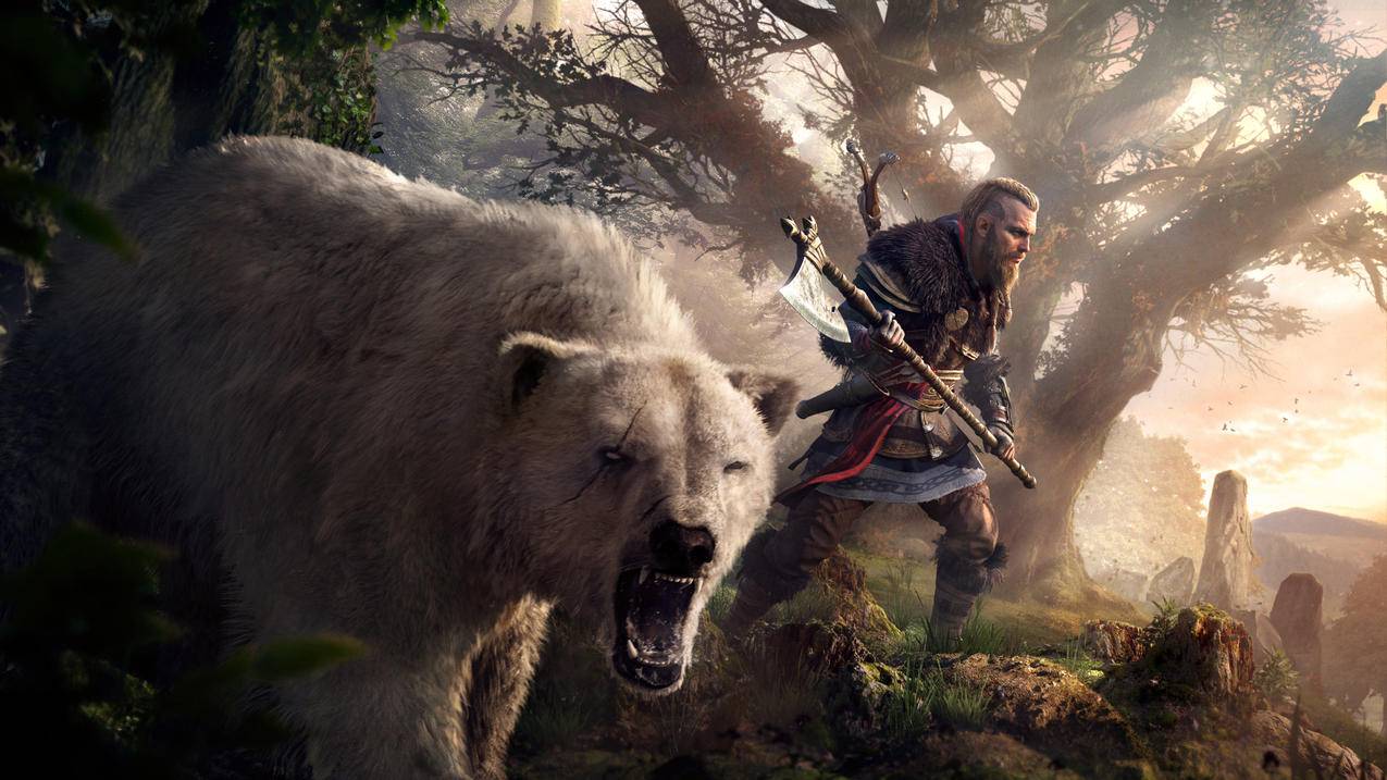 《刺客信条英灵殿Assassin,Creed,Valhalla》2020,4K游戏高清壁纸