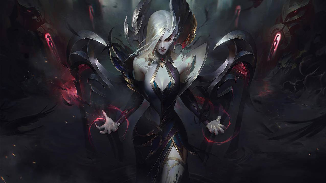 魔女之王-莫甘娜《英雄联盟（LOL）》2020,4K游戏高清壁纸