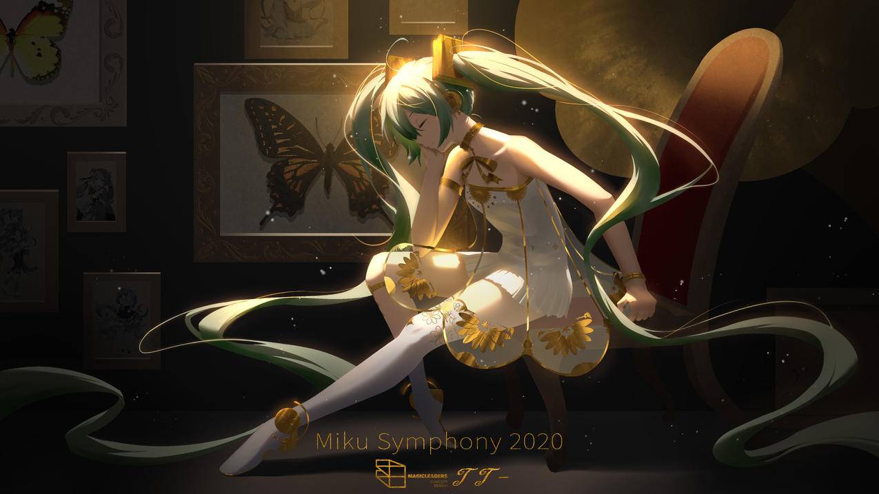 初音未来,光,唯美,4K高清动漫壁纸