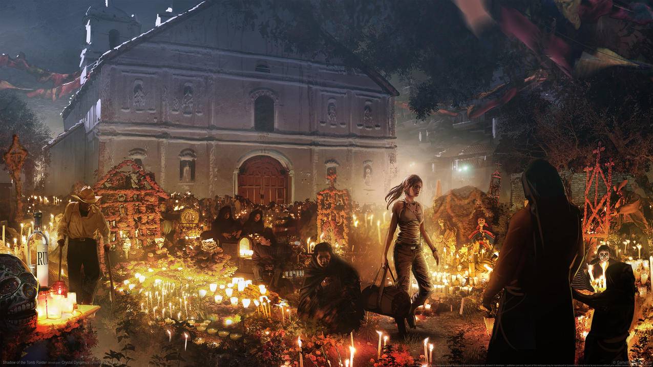 《古墓丽影:暗影/Shadow,of,the,Tomb,Raider》,4K游戏壁纸