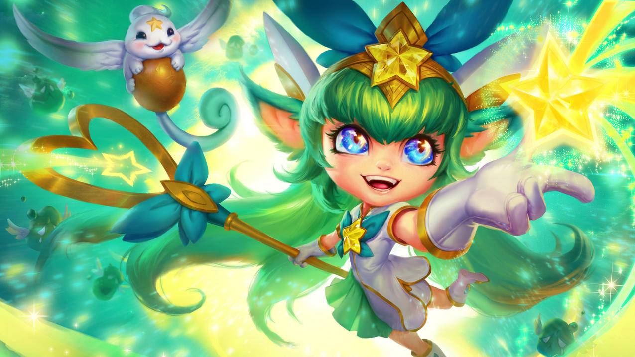仙灵女巫,星之守护者,璐璐,英雄联盟,4k壁纸