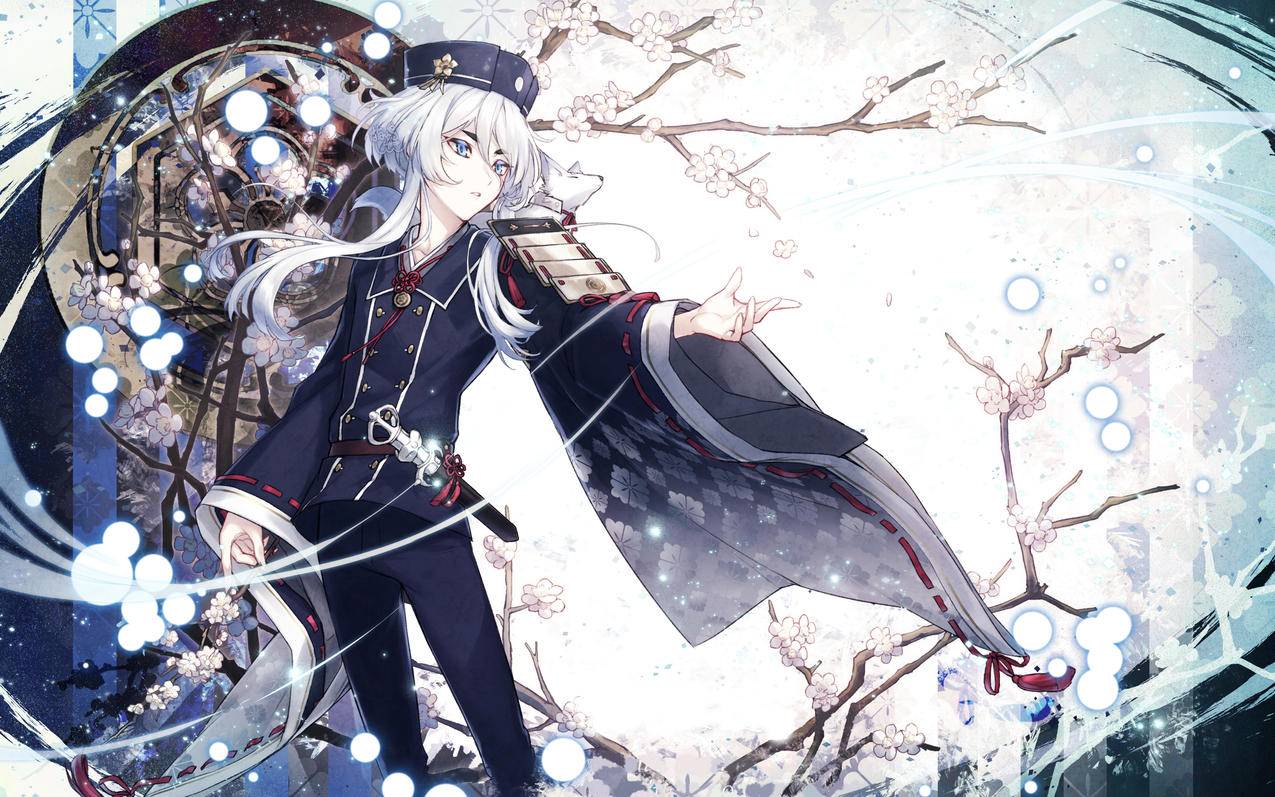 《刀剑乱舞Pocket(Touken,Ranbu,Pocket)》桃花,帅气,男孩,4K高清动漫壁纸