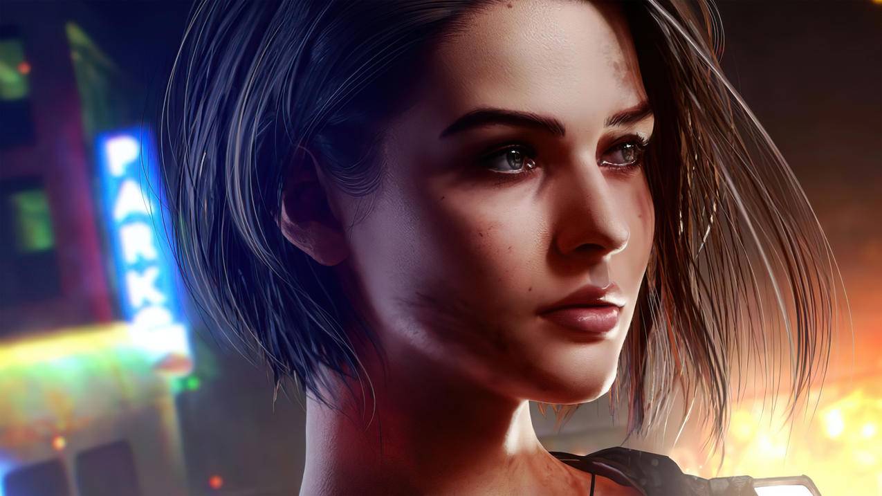 吉尔Jill《生化危机3重制版》2020,4K游戏超清壁纸