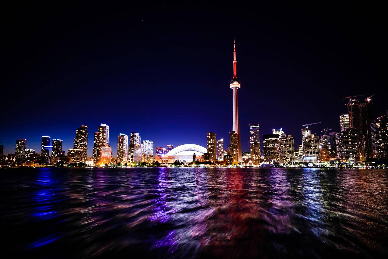城市,灯光,夜景,天际线cc0可商用图片