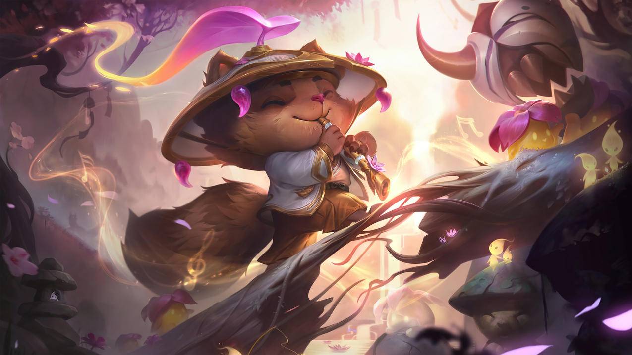 灵魂莲华-提莫,至臻《LOL英雄联盟》2020,4K电脑桌面