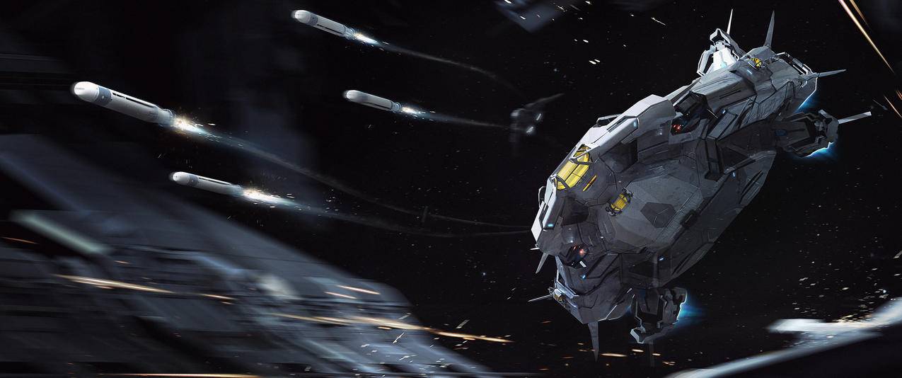 星际公民黑色3440x1440壁纸