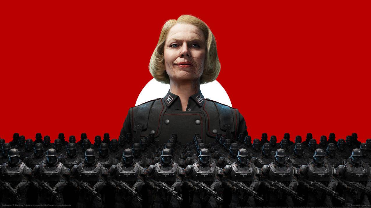 《德军总部2-wolfenstein,2》,4K高清壁纸