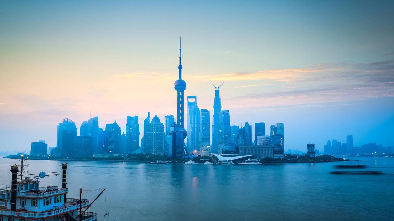 上海外滩风景,5K壁纸