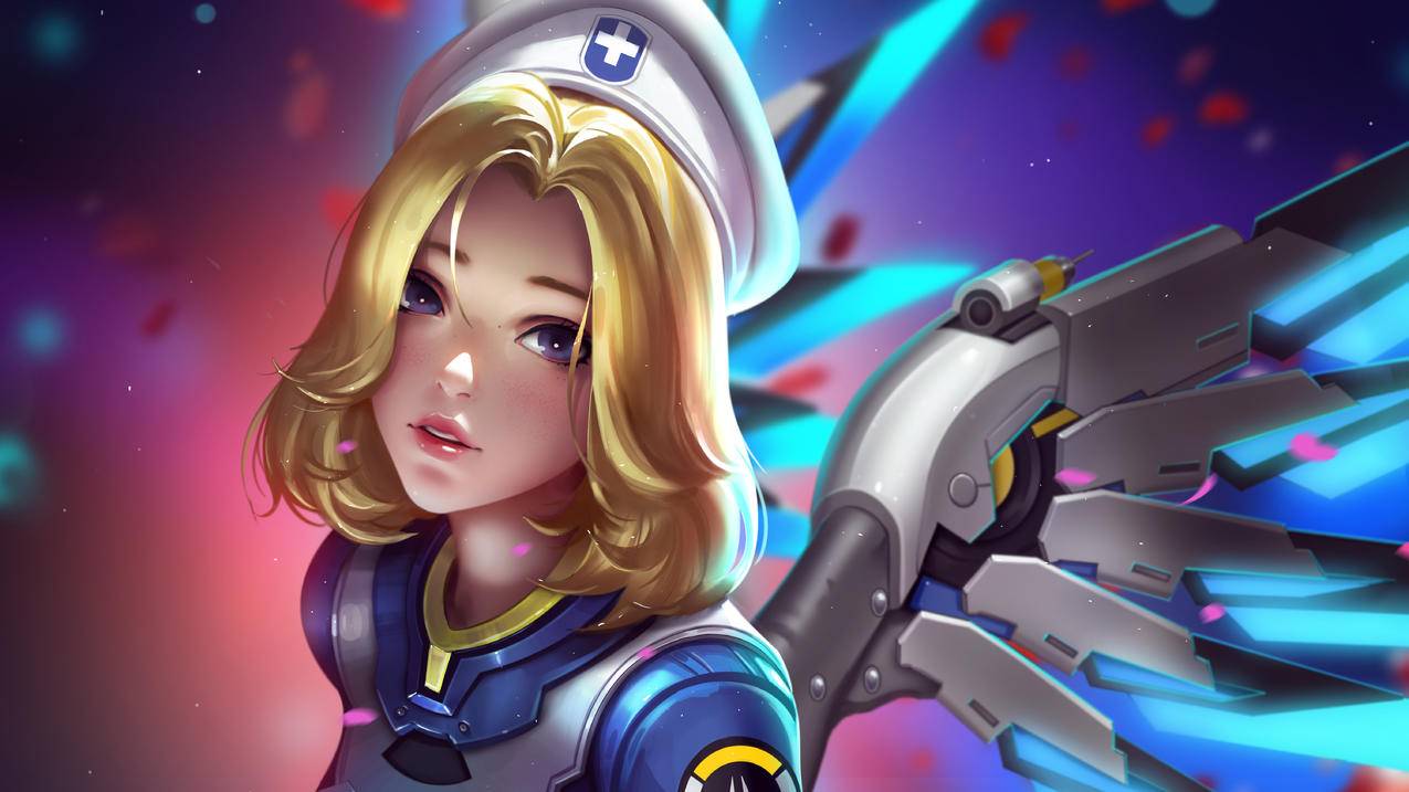 天使《守望先锋Overwatch》2020,4K超清壁纸