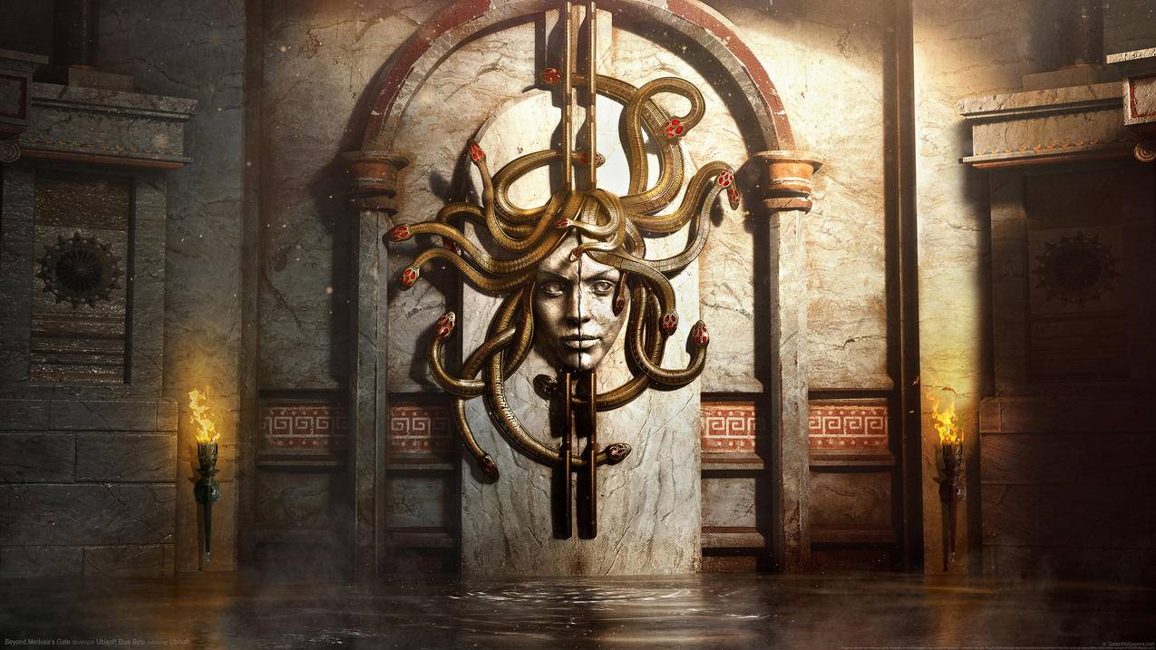 《刺客信条》《Beyond,Medusa’s,Gate》,4k高清壁纸
