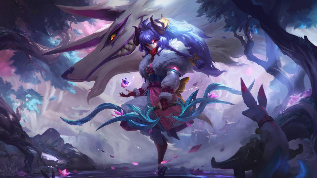 灵魂莲华-千珏《LOL英雄联盟》2020,4k游戏图片