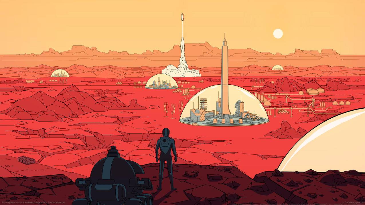 《火星求生-Surviving,Mars》,4K高清壁纸