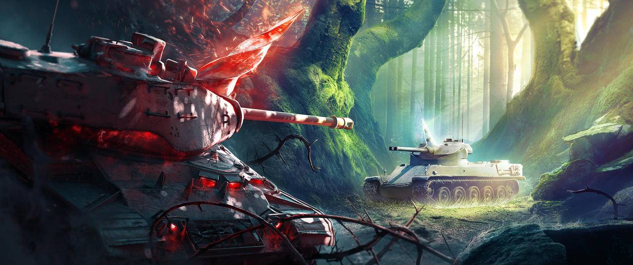 World,of,Tanks,坦克世界带鱼屏壁纸,3440x1440