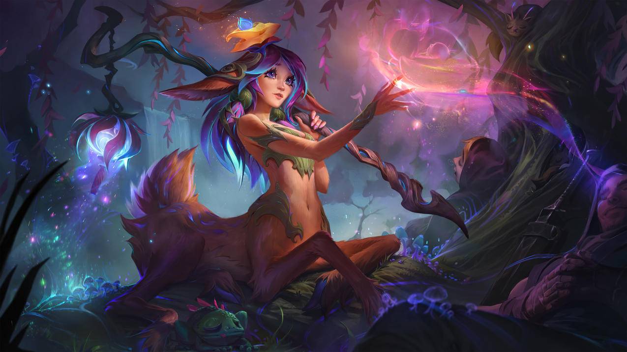 灵花梦远-莉莉娅《英雄联盟（LOL）》2020,4K高清图片