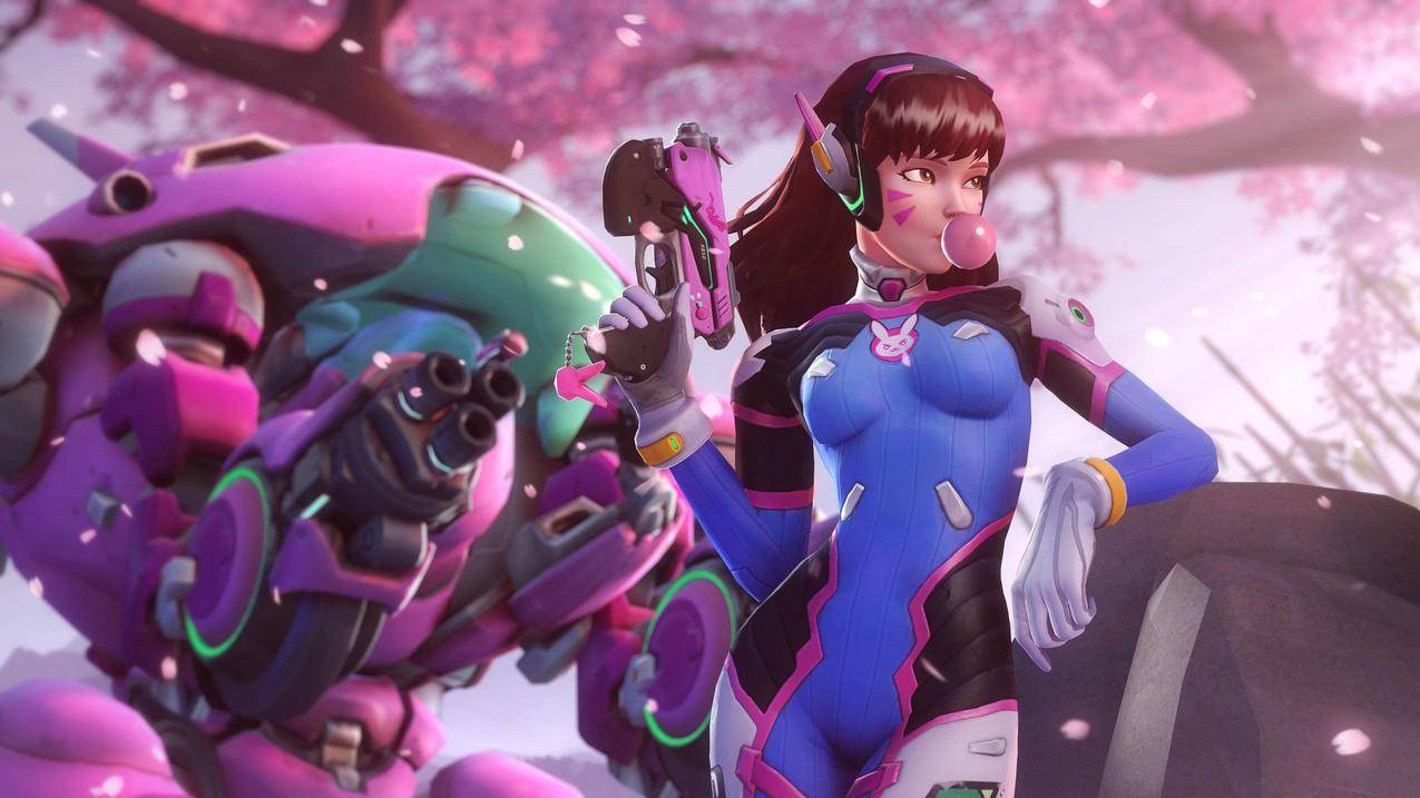 守望先锋dva,4k壁纸图片